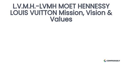 lvmh organizational chart|louis vuitton vision and mission.